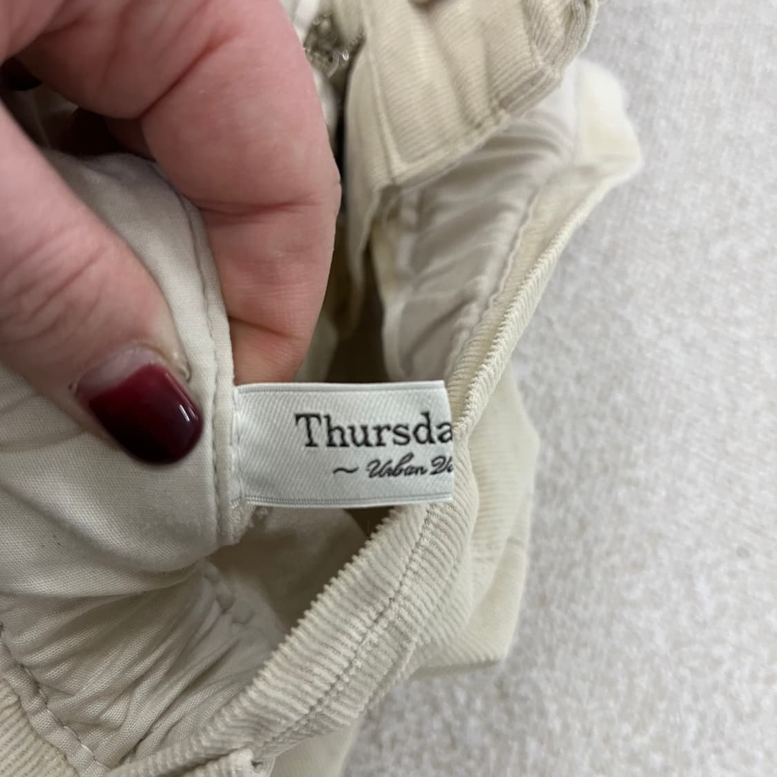 [70] 써스데이아일랜드 여성 코듀로이 골덴 바지 0116M1 상품이미지4