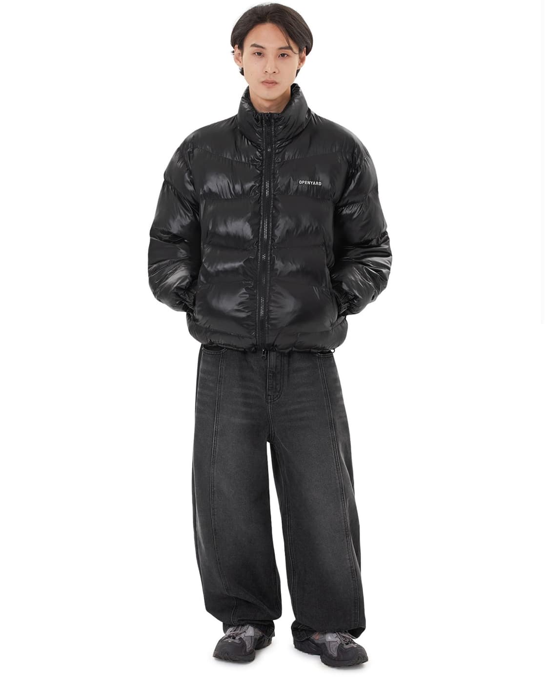 오와이 DISTRESSED STITCH PUFFER JACKET 0사이즈 상품이미지6