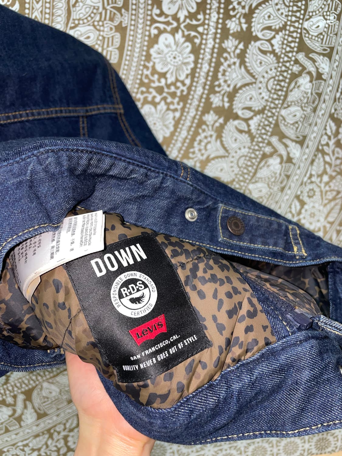 리바이스 구스다운 데님 패딩  상품이미지6