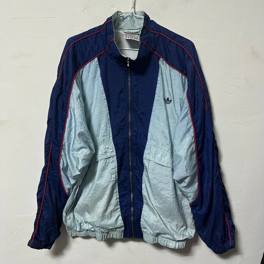 (XL) 아디다스 90s 올드스쿨 바람막이 하늘색 상품이미지8