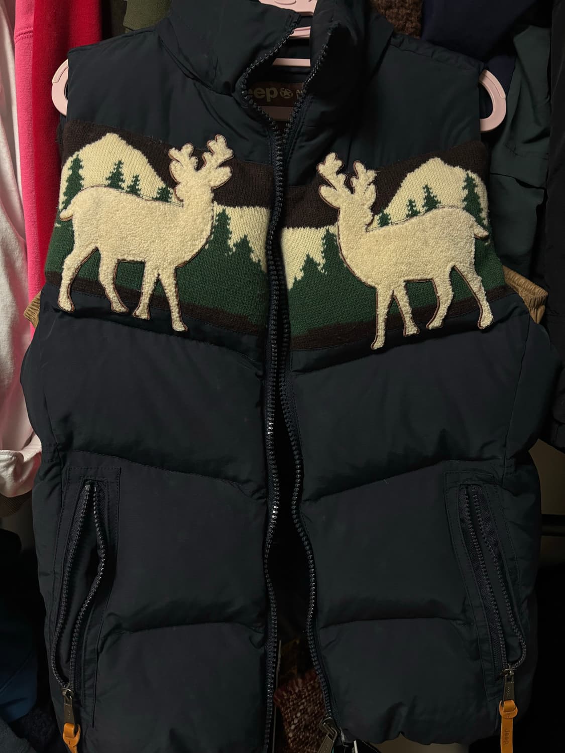 지프 노르딕 패딩조끼 상품이미지1