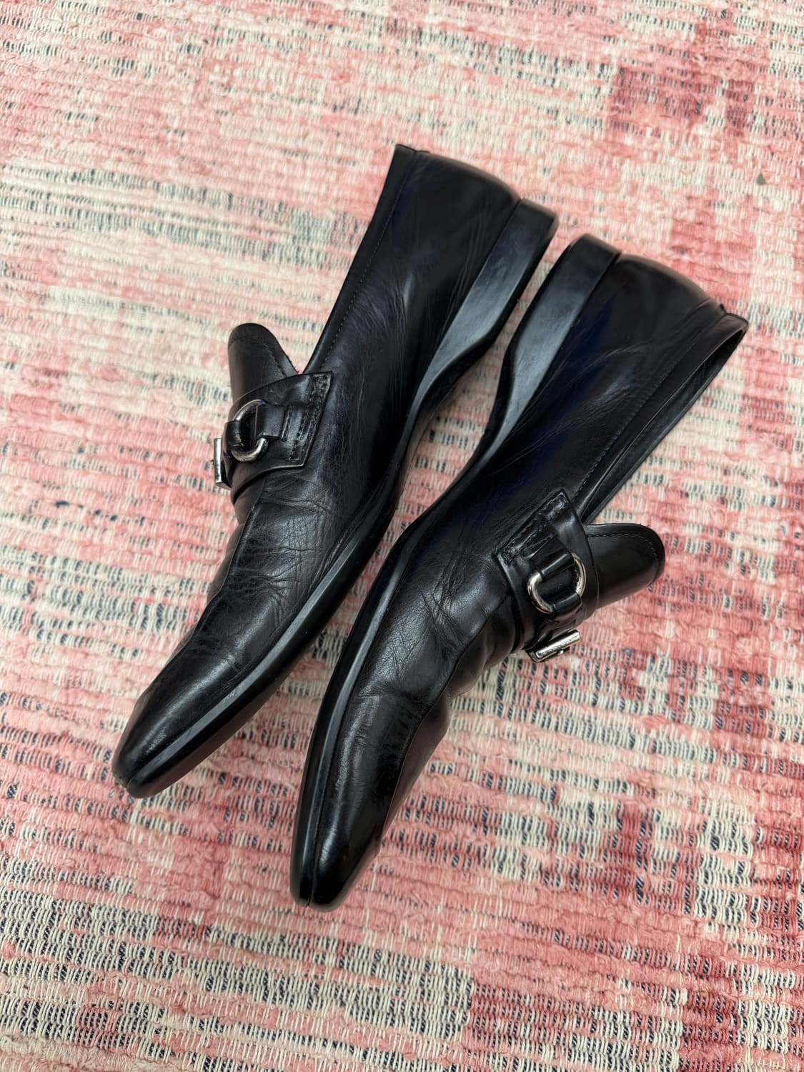 2000s PRADA LEATHER BUCKLE LOAFER 프라다 로퍼 상품이미지10