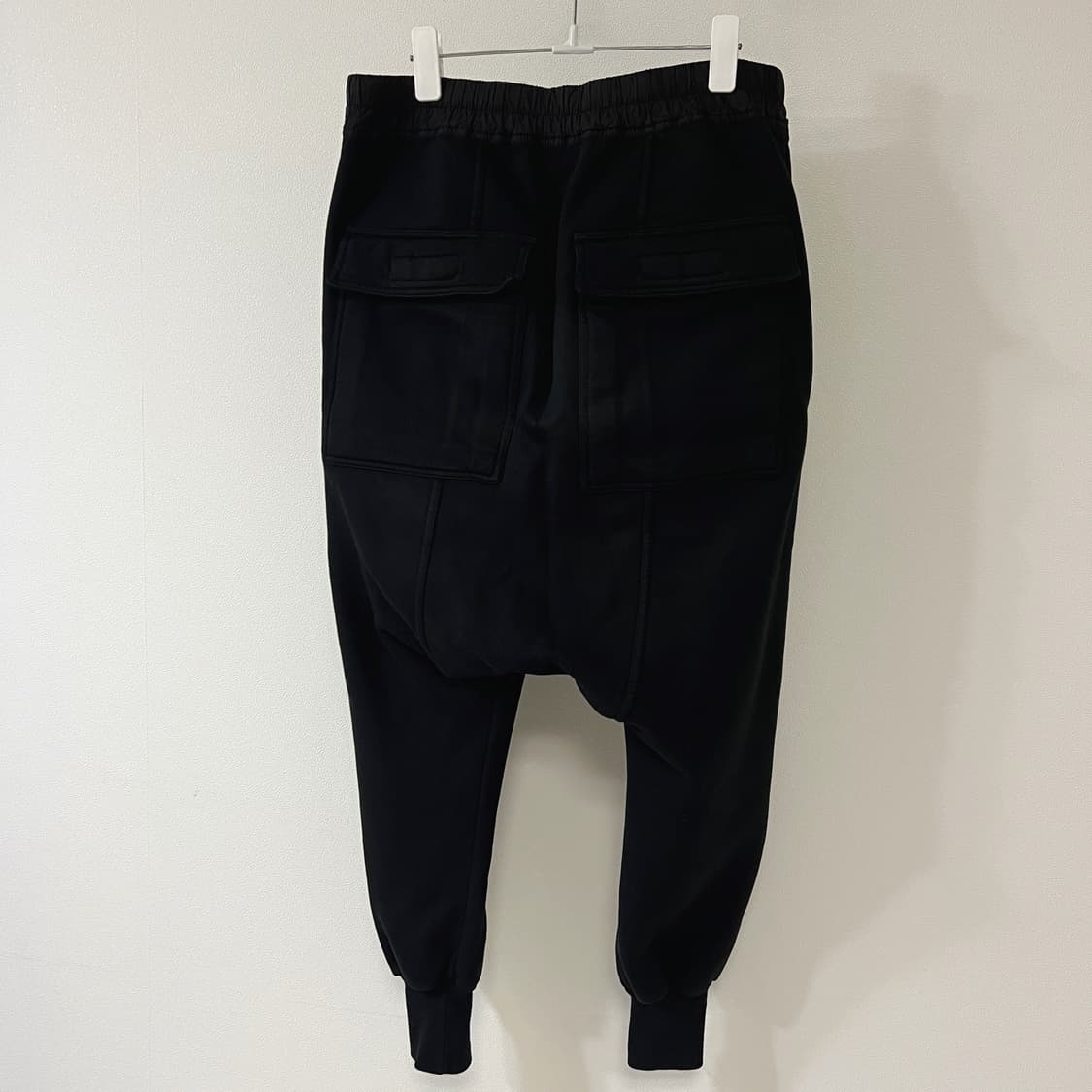 릭오웬스 16FW 다크쉐도우 프리즈너 드로우스트링 조거 팬츠 블랙 상품이미지4