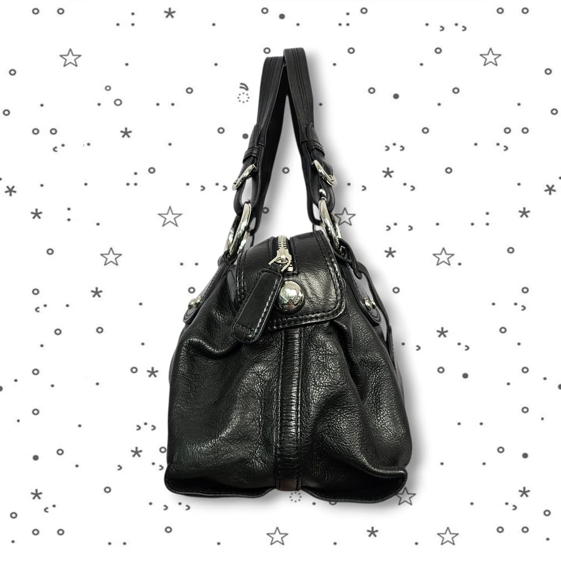 DKNY 블랙 가죽 토트백 상품이미지3