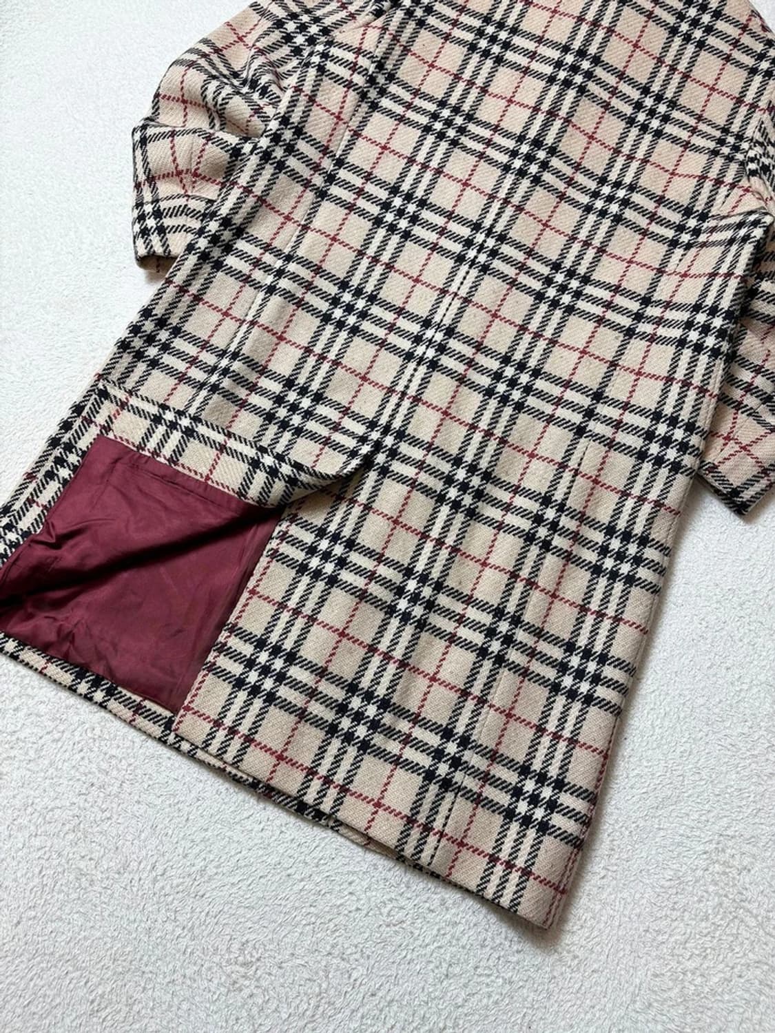 버버리 90's 노바체크 울 100% 시그니처 코트 PN6598    상품이미지8