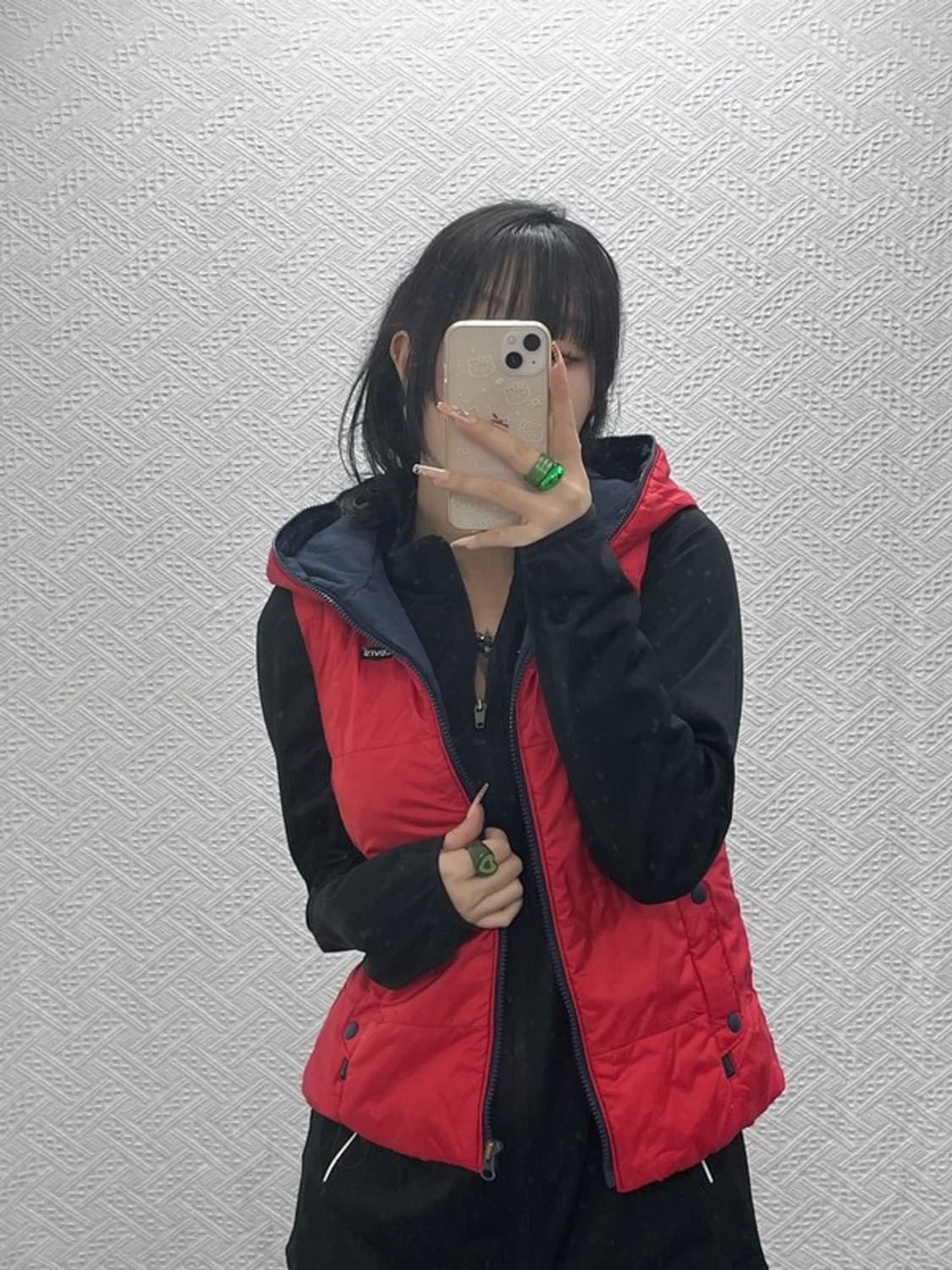 리바이스 레트로 빈티지로고 경량 패딩 조끼 90 C08291 상품이미지2