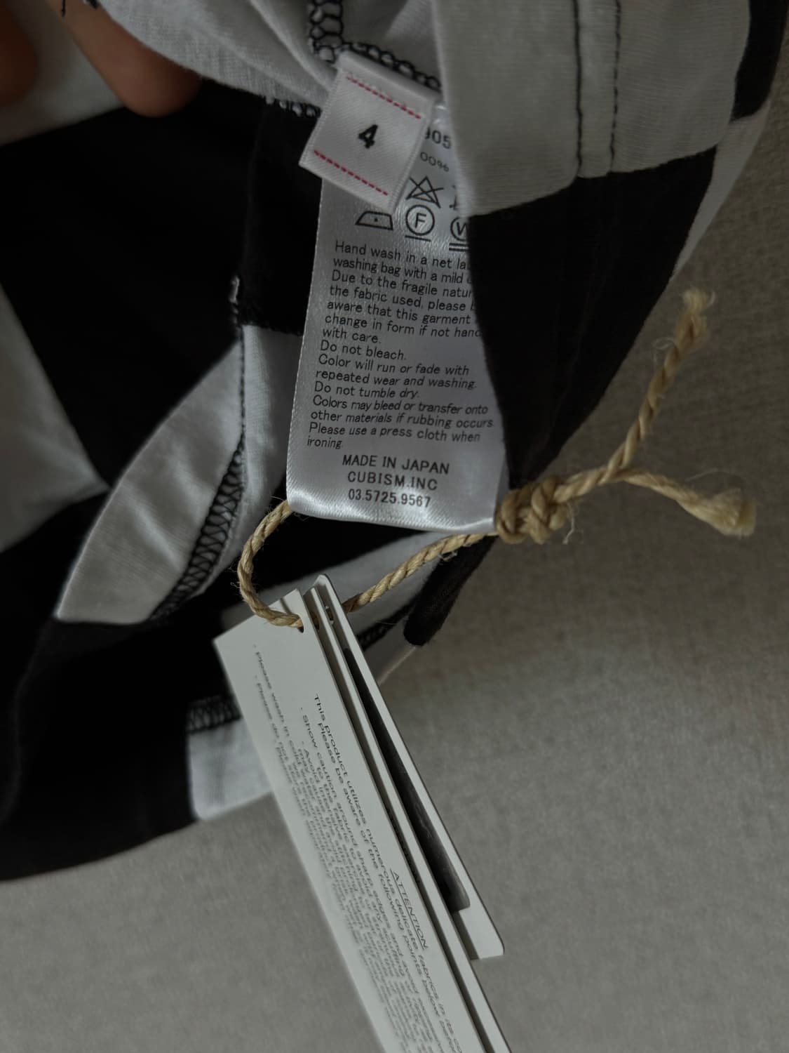 [4]VISVIM ICT JUMBO TEE CHECKERBOARD  상품이미지3