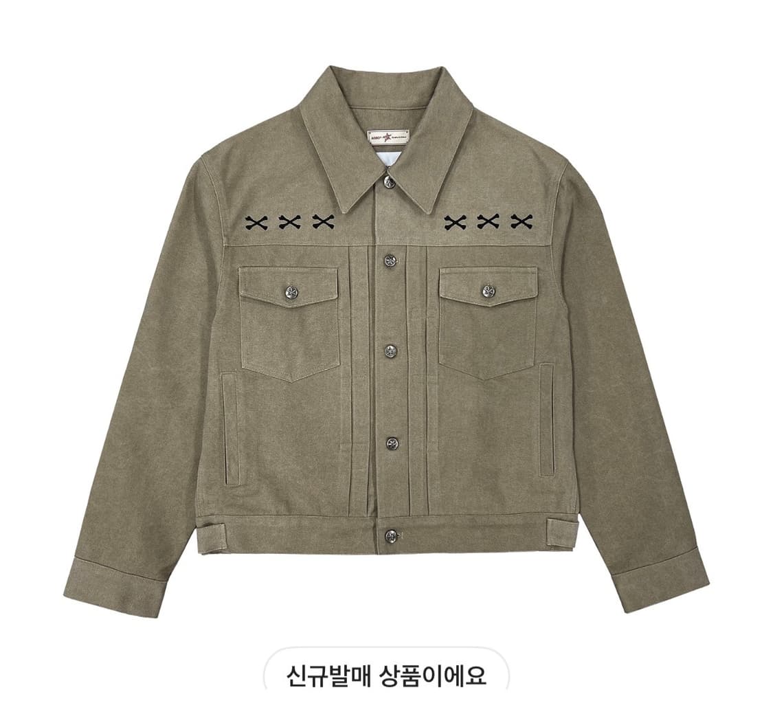 [3]카미엔 아오이로 크롭 트러커 자켓 상품이미지1