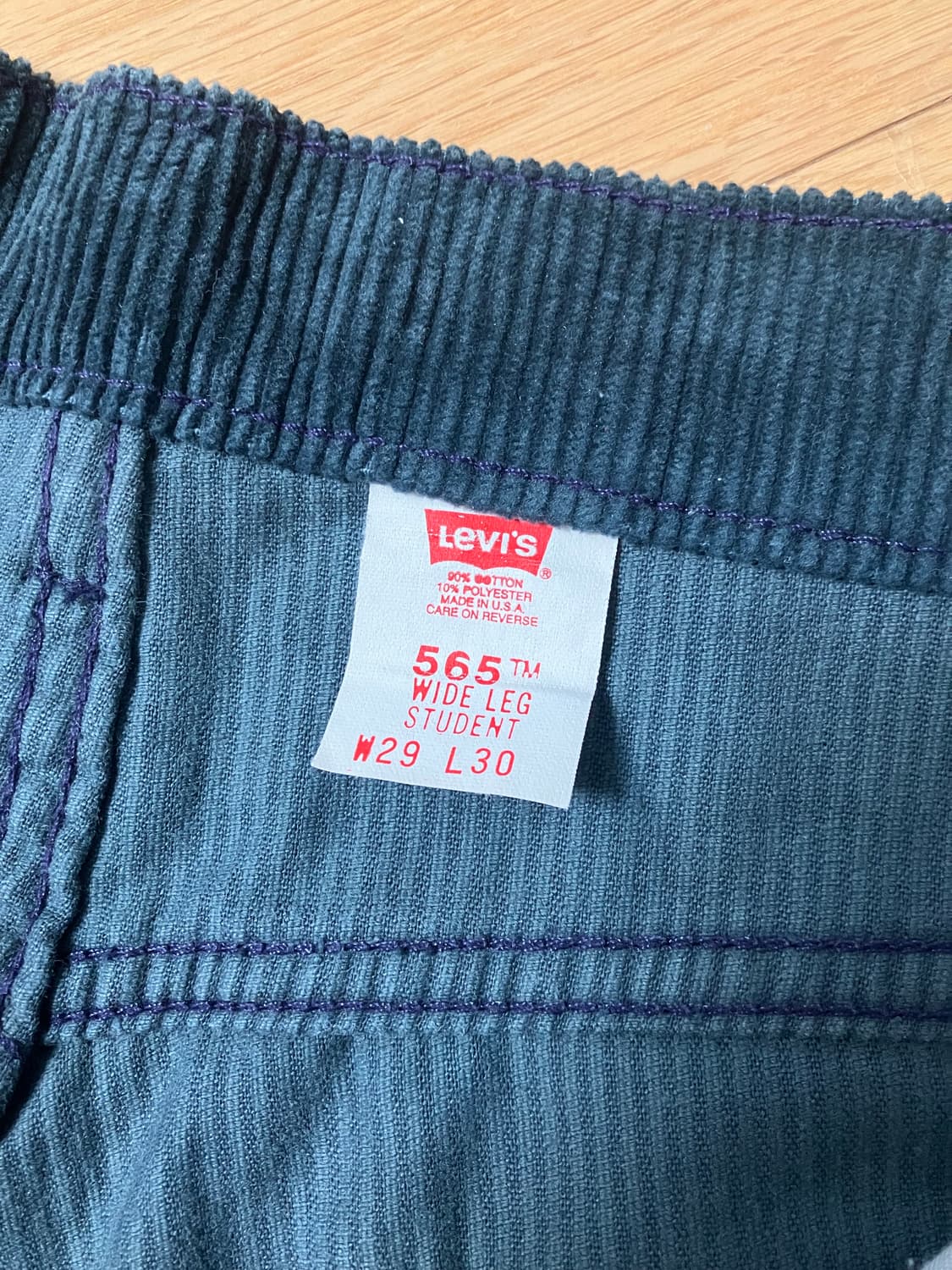 🇺🇸리바이스 565 코듀로이 희귀색상 상품이미지3