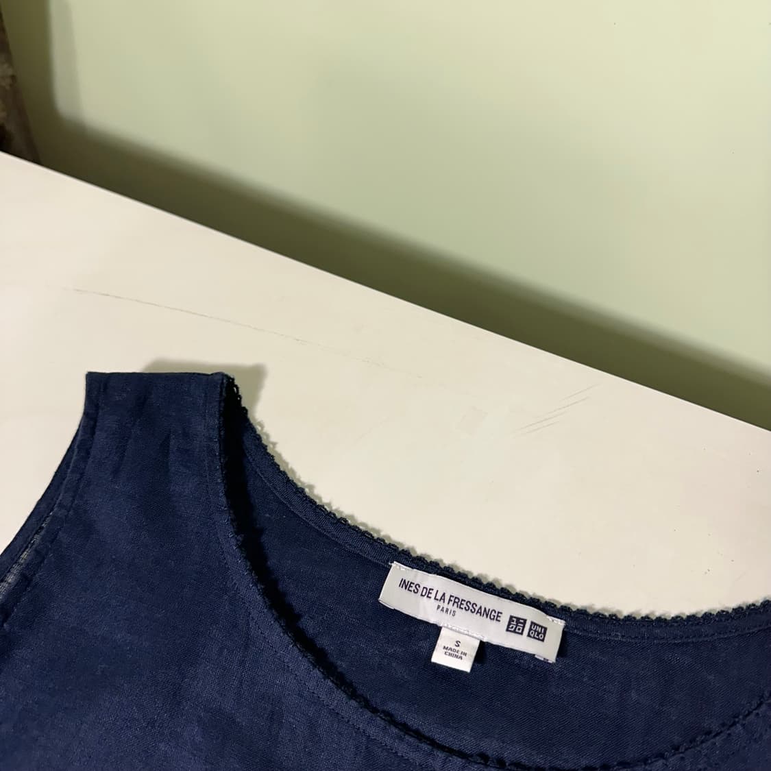 우먼S 유니클로 X 이네스드랑프레상쥬 민소매 린넨원피스 상품이미지2