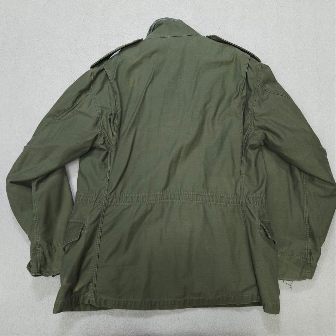 오리지널 미군 m-65 필드 자켓 은색 지퍼 2세대 상품이미지3