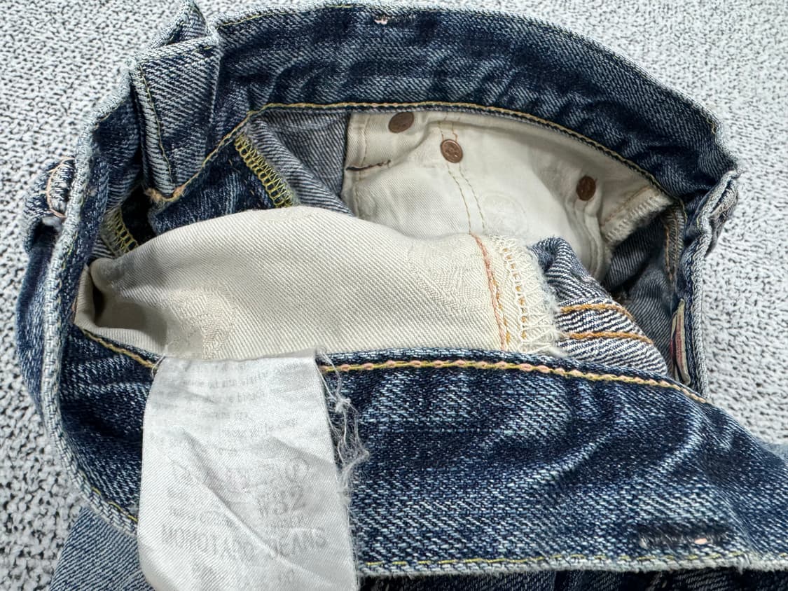 모모타로진 핑크 셀비지 데님 상품이미지7