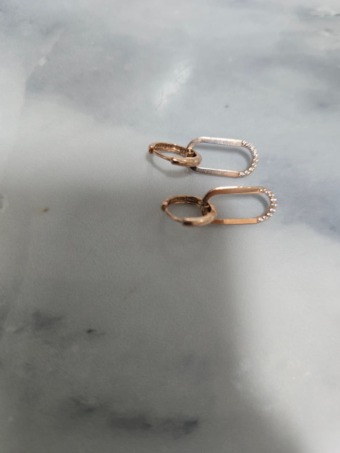 금값처분) 14k 로즈골드 클립 귀걸이  상품이미지4