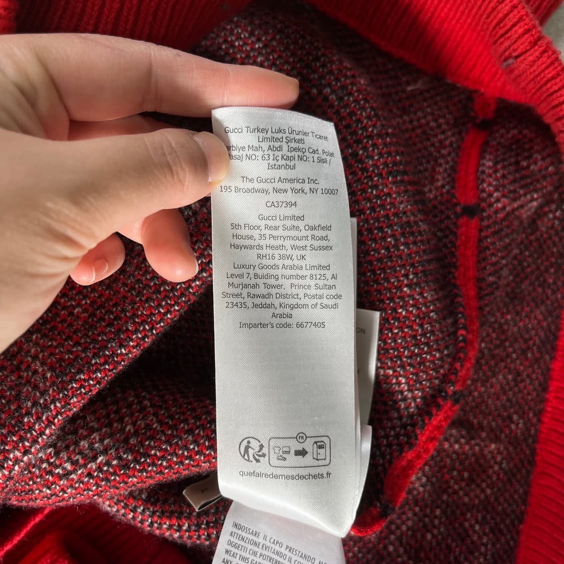 105 구찌 스컹크 멀티 로고 울 니트  상품이미지4