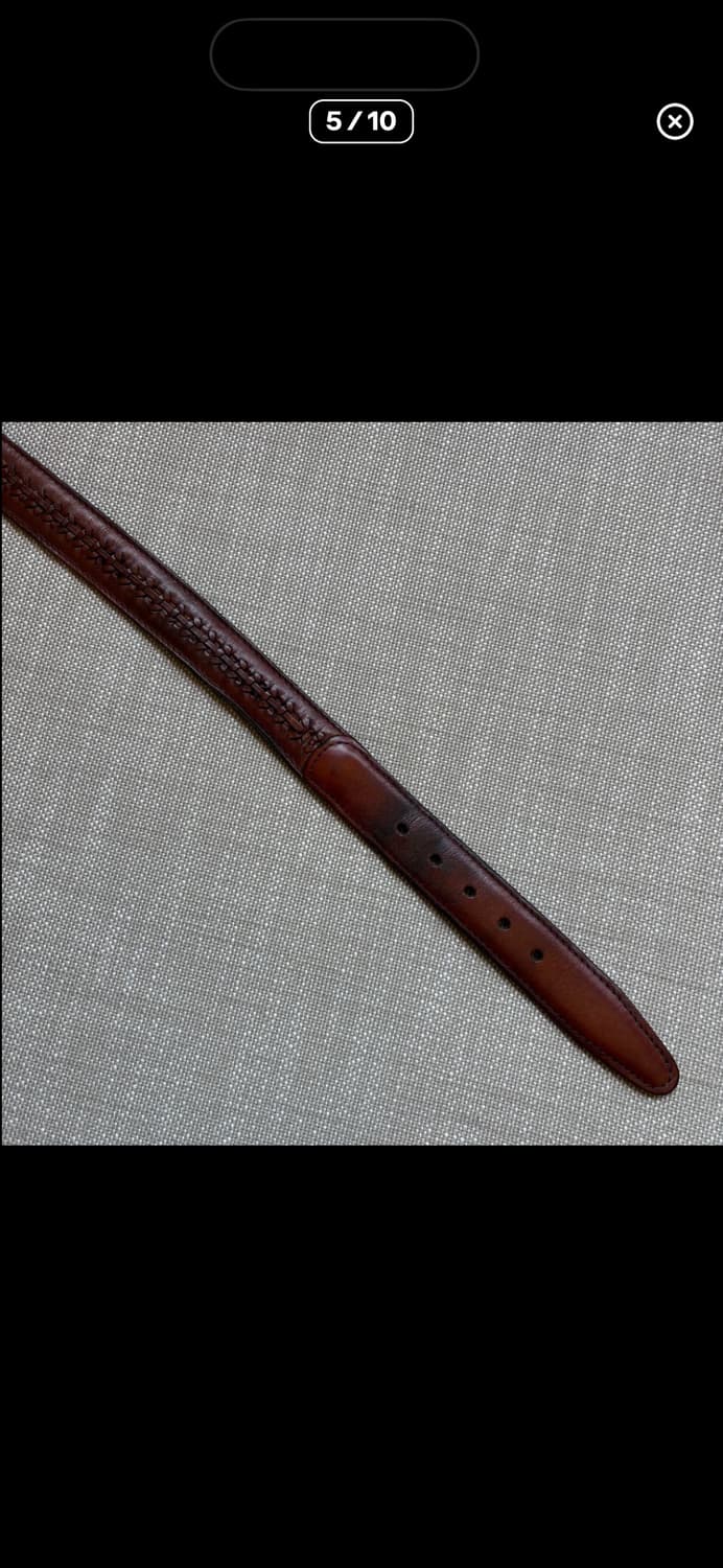 90s 아르헨티나 Full Grain Cowhide 솔브 버클 상품이미지5