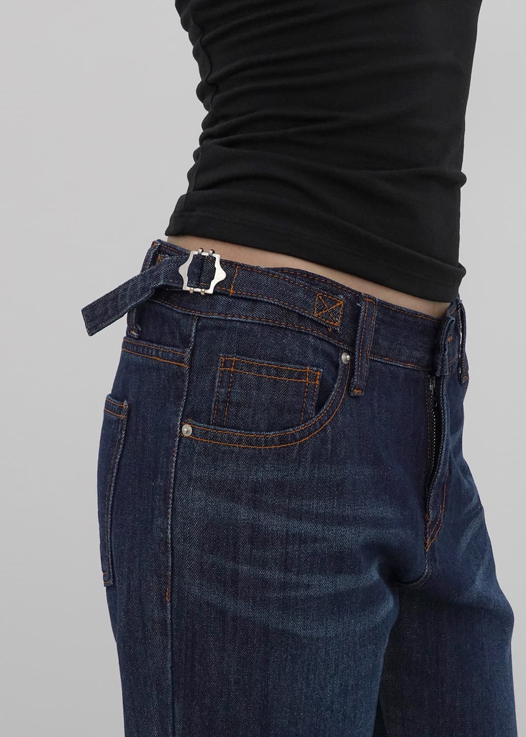 블랙업 비죠 7부 바지 상품이미지5