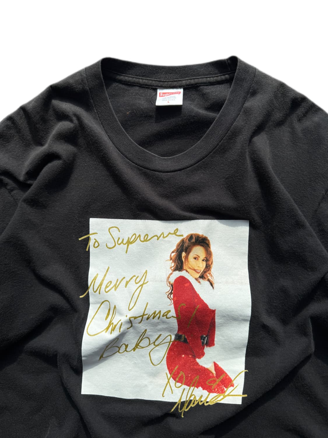 20fw 슈프림 머라이어캐리 포토 티셔츠 L 상품이미지3