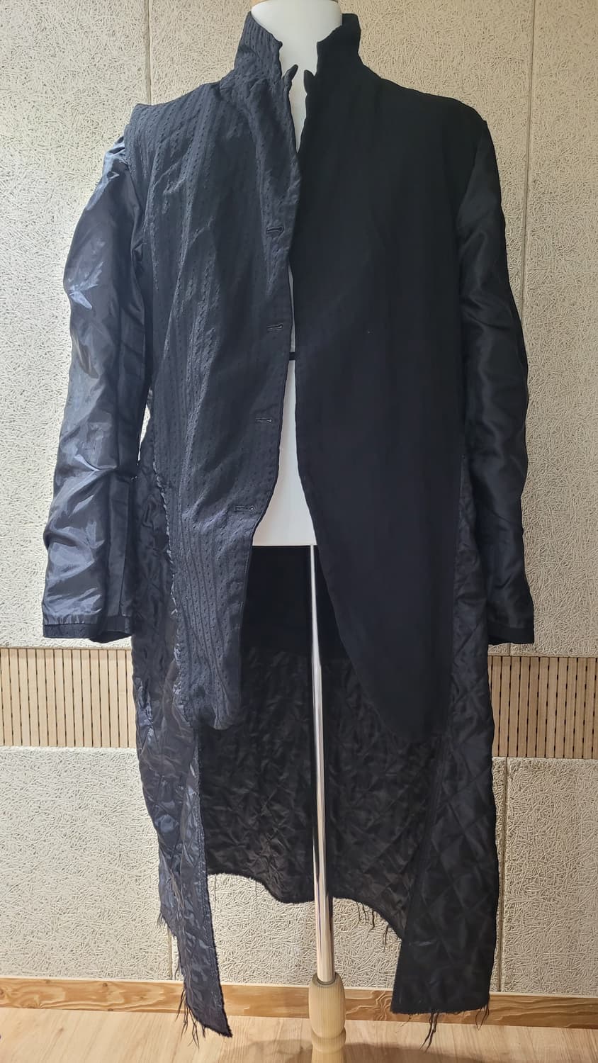 블랙 꼼데가르송 XL 리버서블 코트 상품이미지5