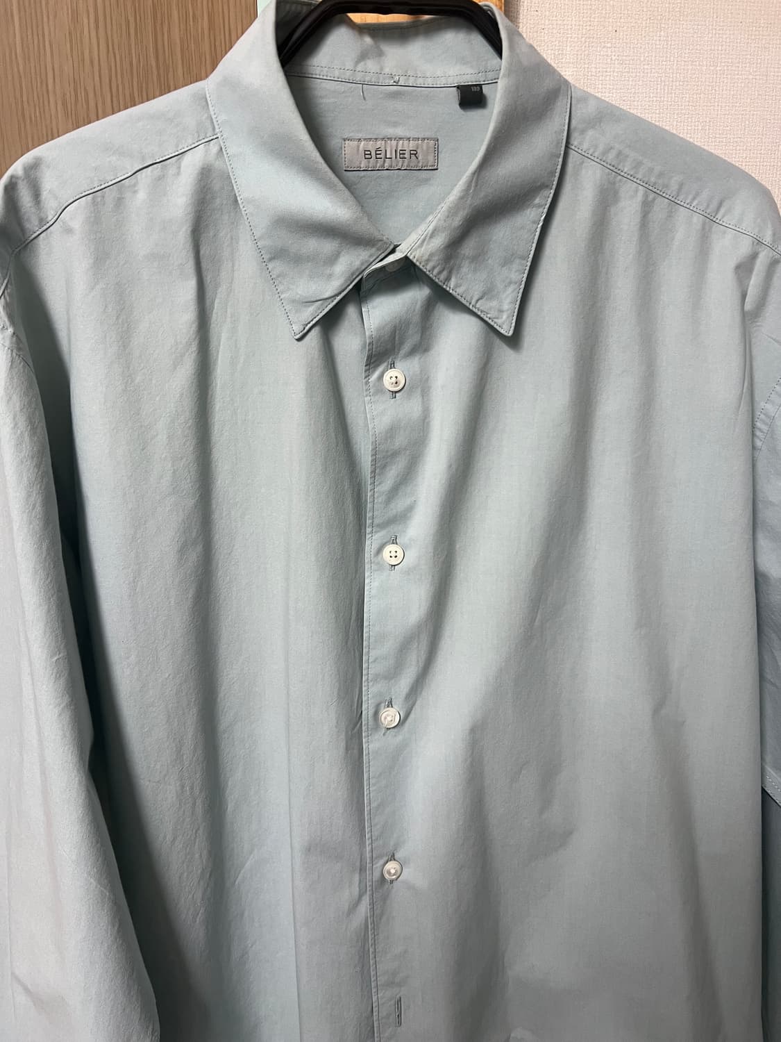 Belier x 마이라이브러리 시티 아워 셔츠 페일 블루 상품이미지3