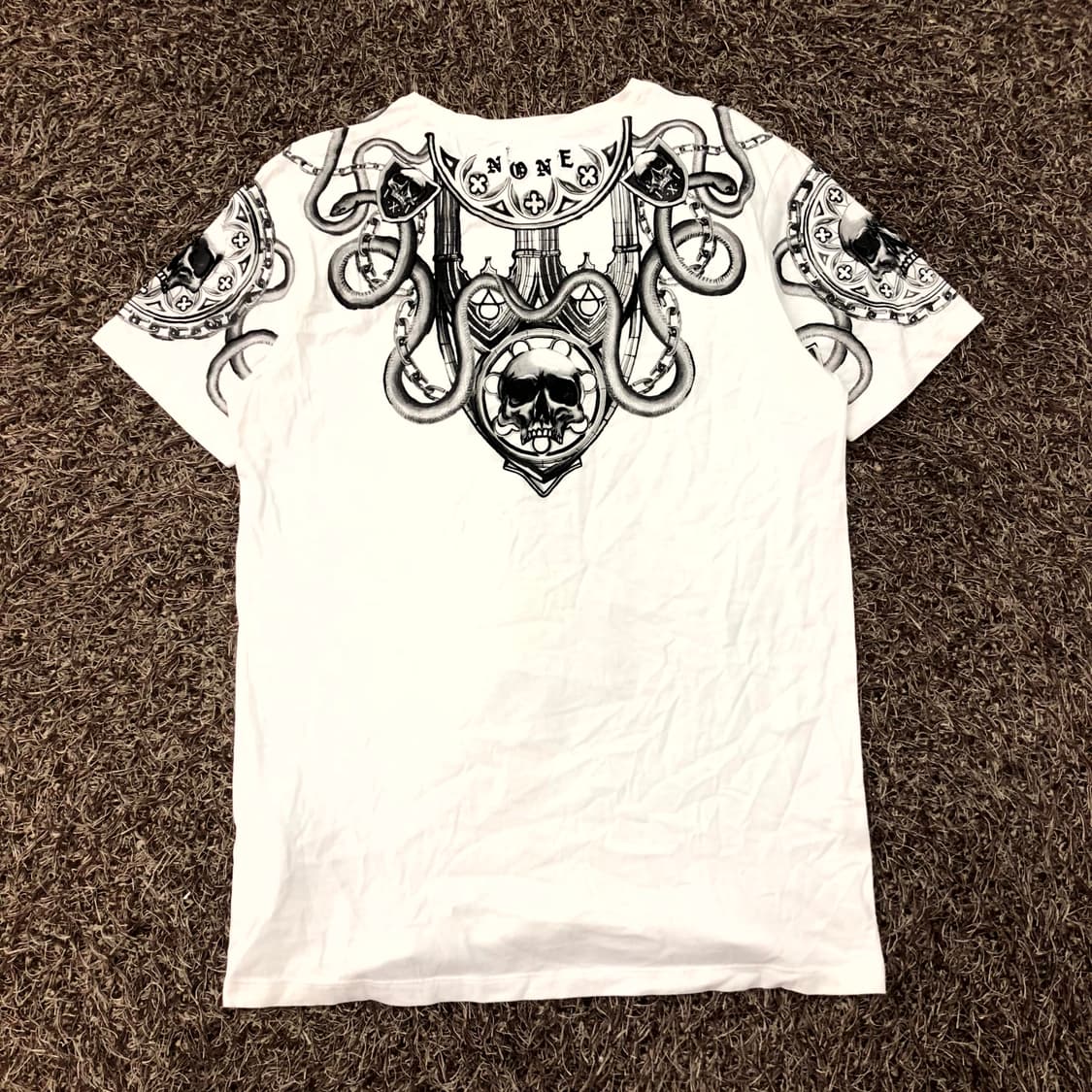 L 자라 스컬 프린팅 반팔 티셔츠 상품이미지6