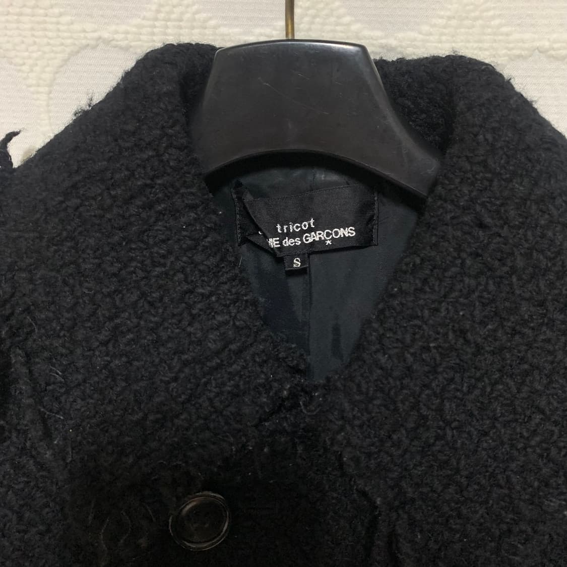 Comme des garçons 울 더블버튼 코트 상품이미지6