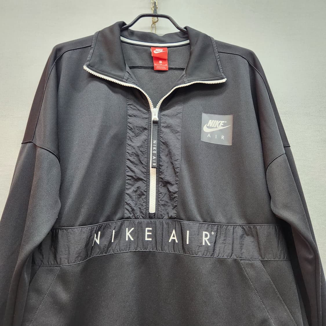나이키에어 로고 아노락 반집업 트랙탑 XL(2XL) 상품이미지2