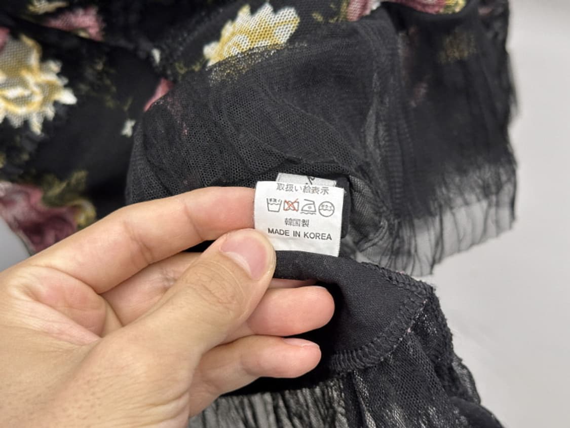 Mani betty 레이스 디테일 블라우스 (M) 상품이미지10