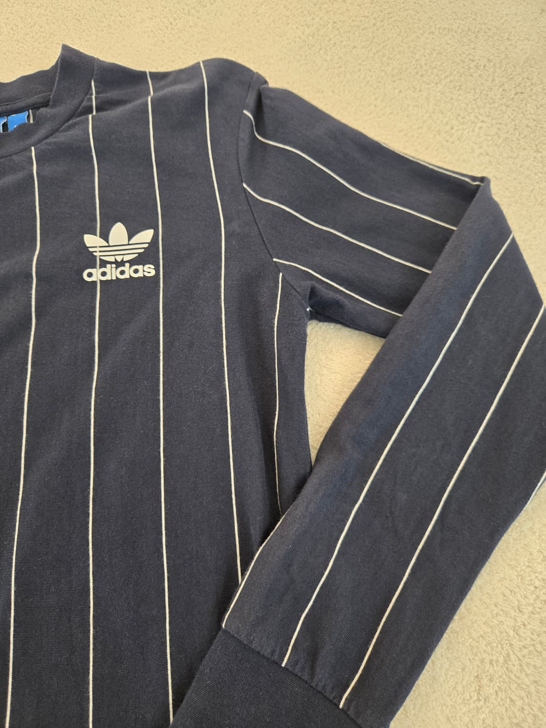 아디다스 스트라이프 긴팔 도코PS티셔츠 네이비 95 상품이미지4