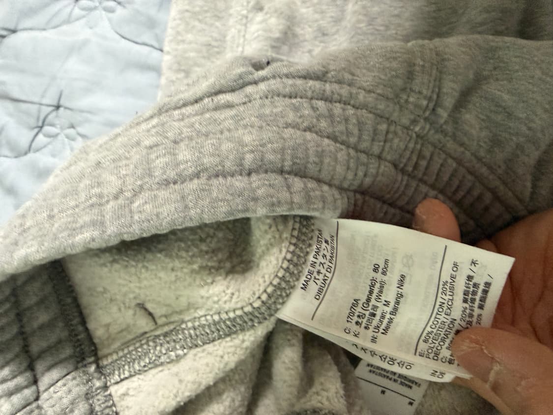 나이키 트레이닝 바지 M사이즈 그레이 새상품급 판매 상품이미지5