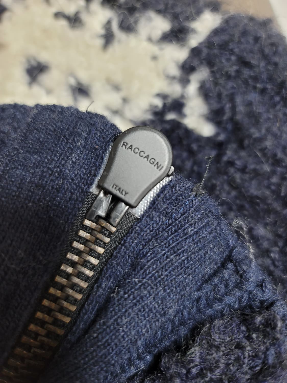 마우로 그리포니 이태리 라마울 두툼 니트가디건 48표기 100정 상태극상 상품이미지3