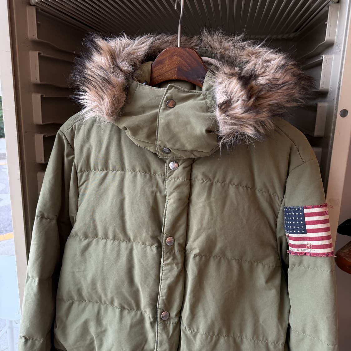 랄프로렌 데님앤서플라이 성조기 덕다운 파카 상품이미지3