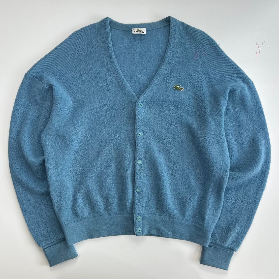 Lacoste  라코스테 스카이블루 니트 가디건 상품이미지3