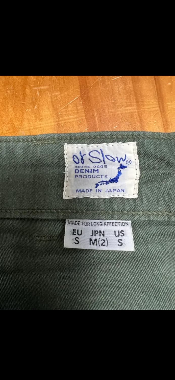 오어슬로우 퍼티그 팬츠 2사이즈 상품이미지5