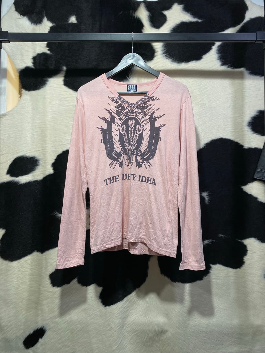 Takeo kikuchi 프린팅 브이넥 롱슬리브 상품이미지2