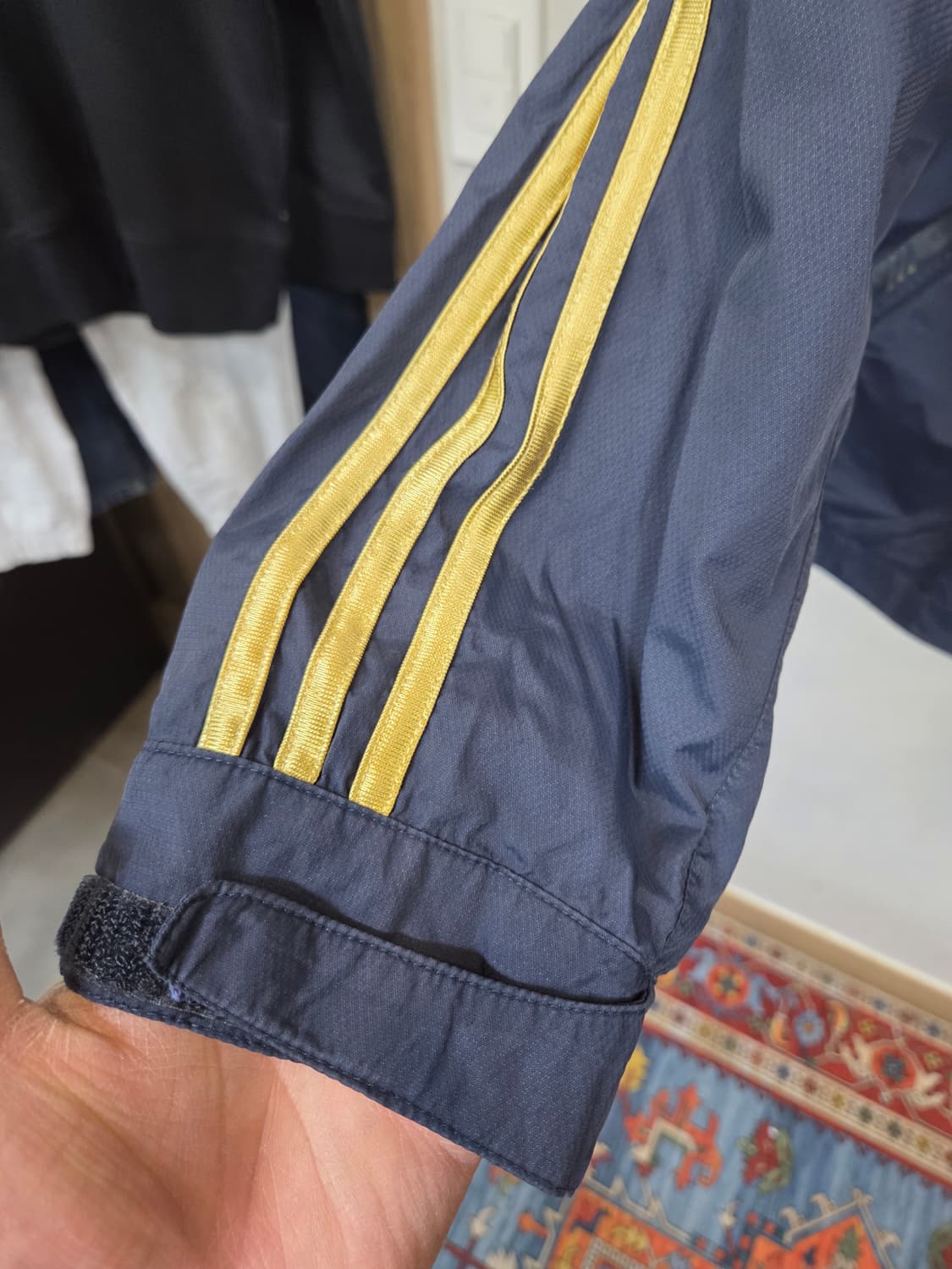 아디다스 레알마드리드 금장 바람막이 후드자켓 xl 상품이미지7