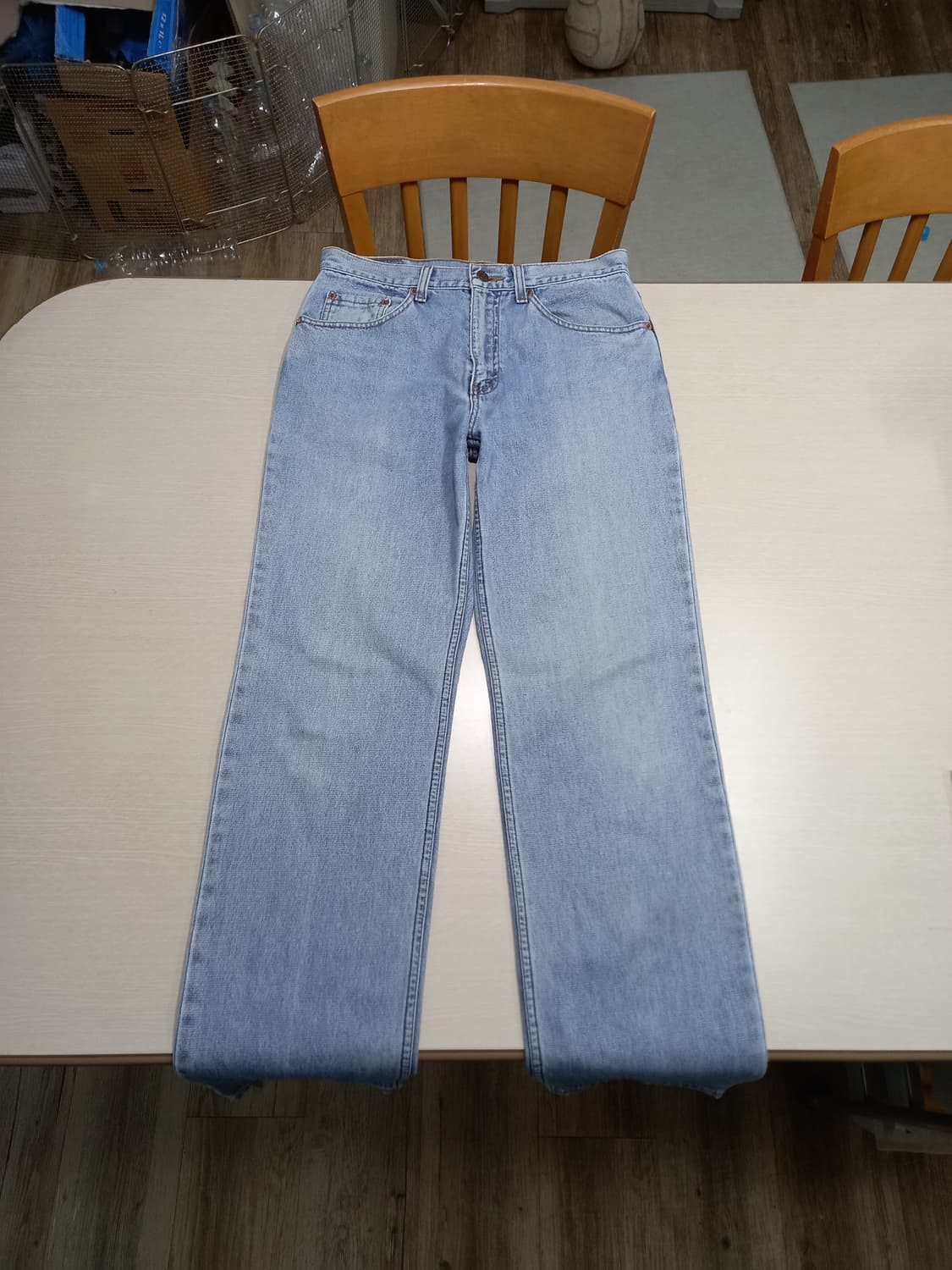 31 빈티지 리바이스508 일자진 연청 31-450 상품이미지1
