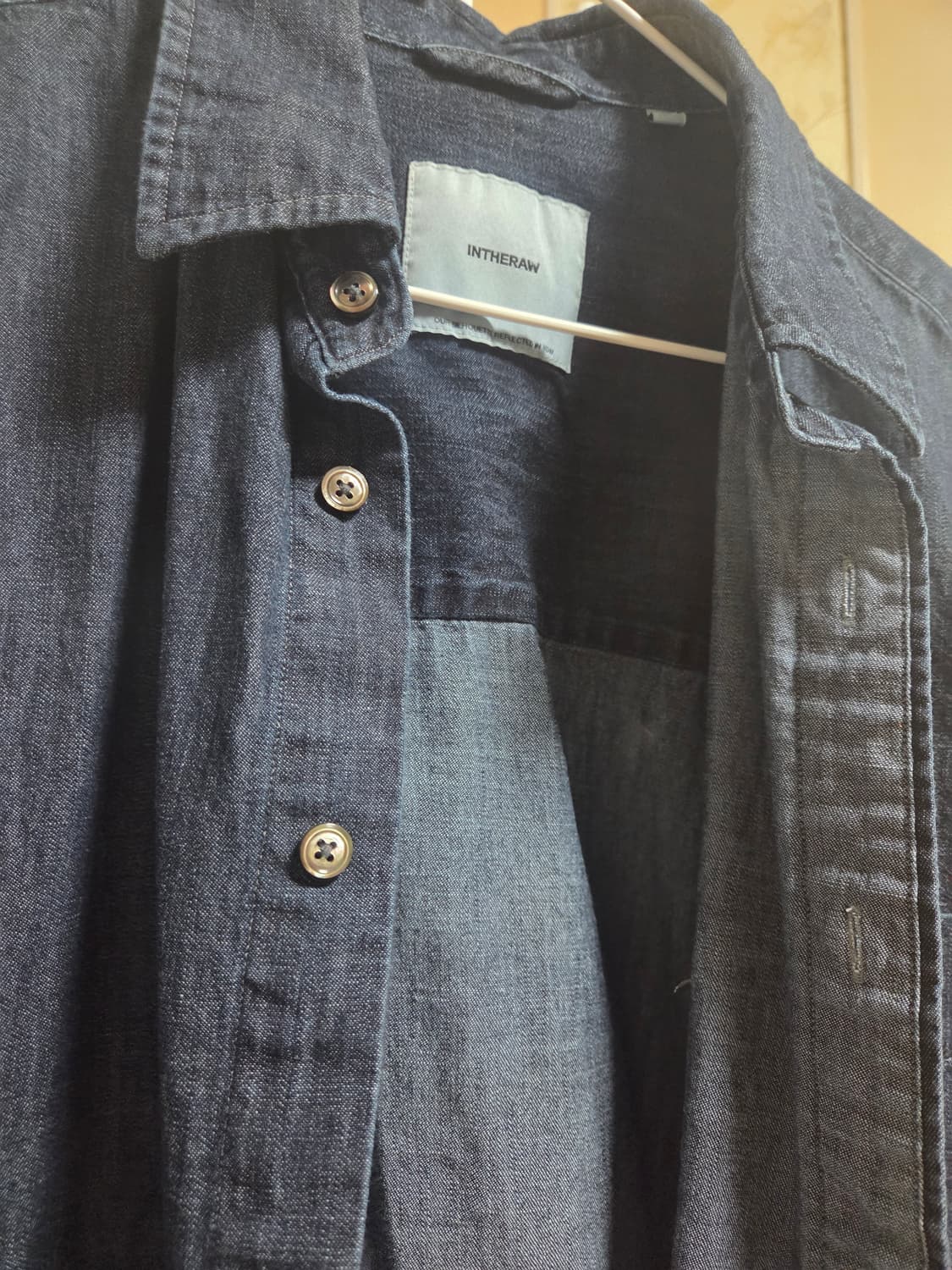 인더로우 데님셔츠 4사이즈 상품이미지4