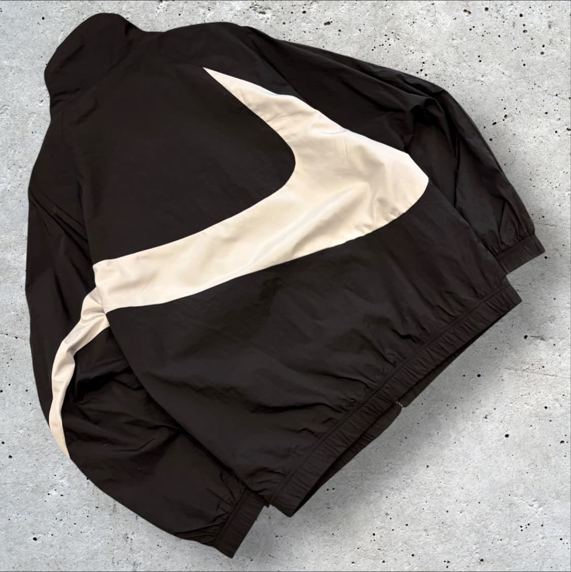 [L] 나이키 빅스우시 우븐 자켓 블랙/화이트 C21 상품이미지2