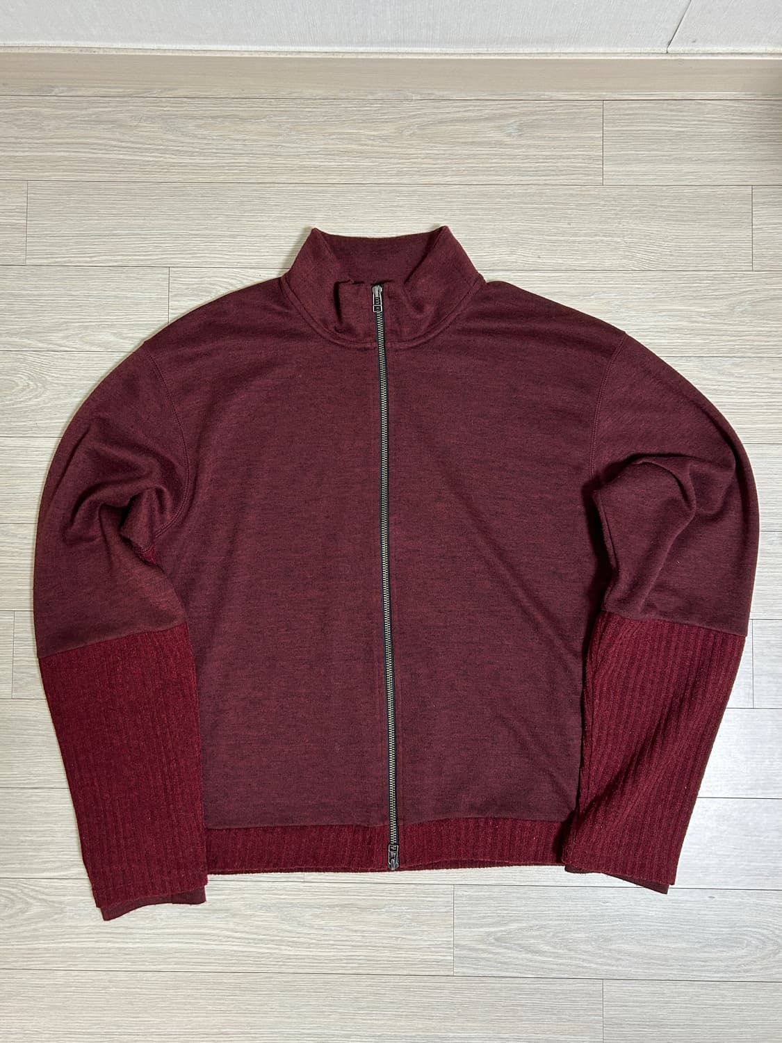 해칭룸 니트 집업 상품이미지2