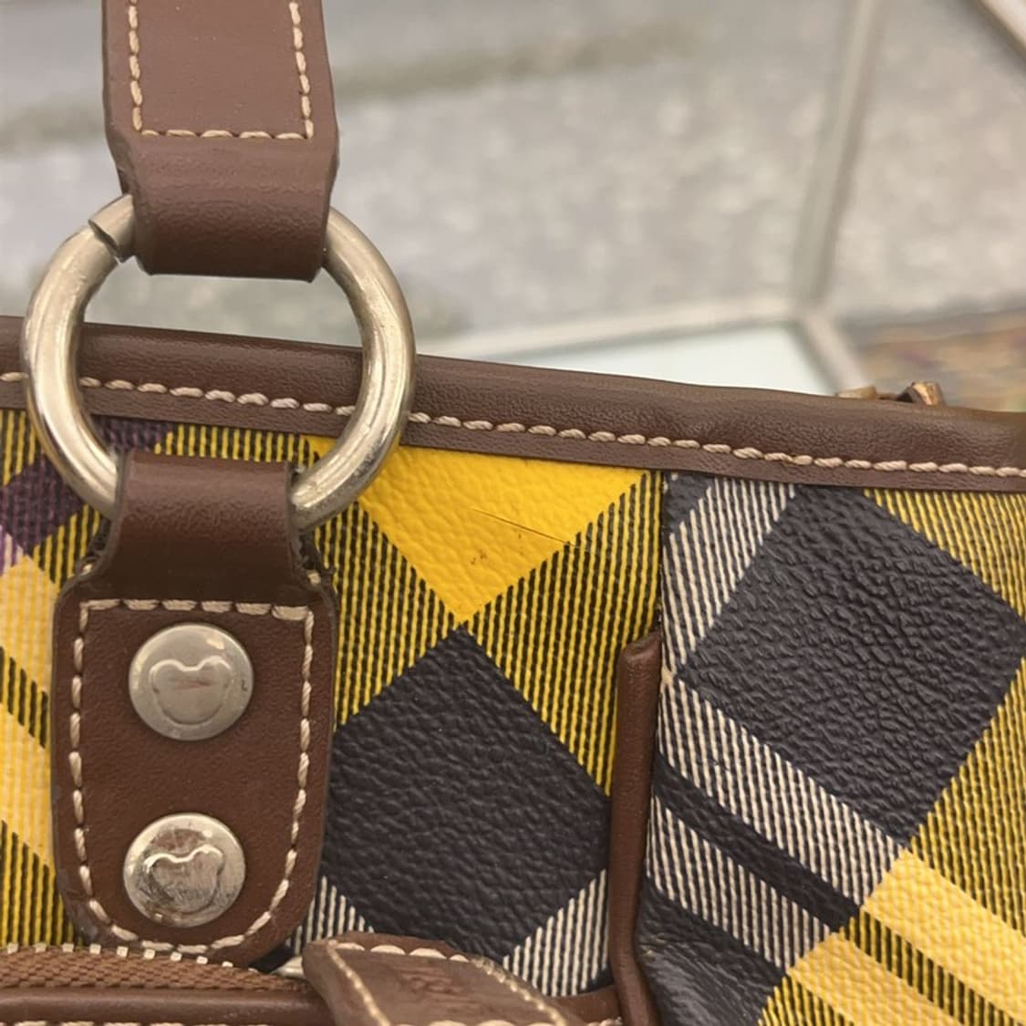 티니위니 빈티지 체크 핸드백 토트백 C06334 상품이미지7