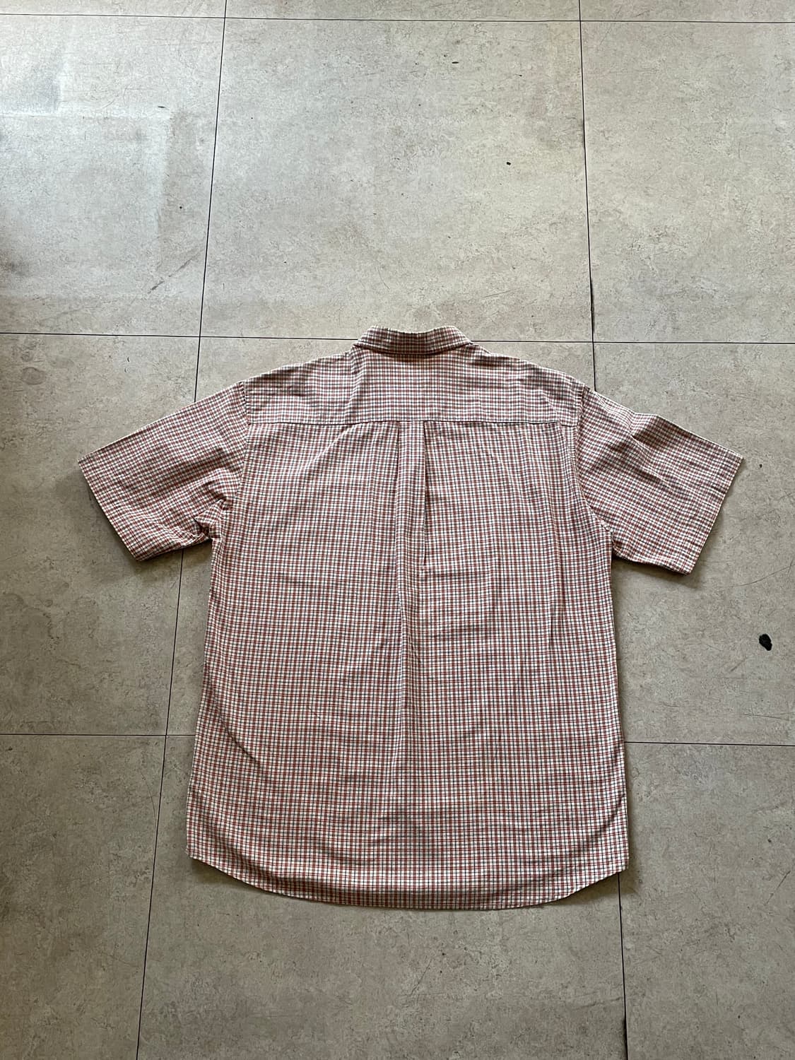 스투시 체크 반팔 셔츠 상품이미지4