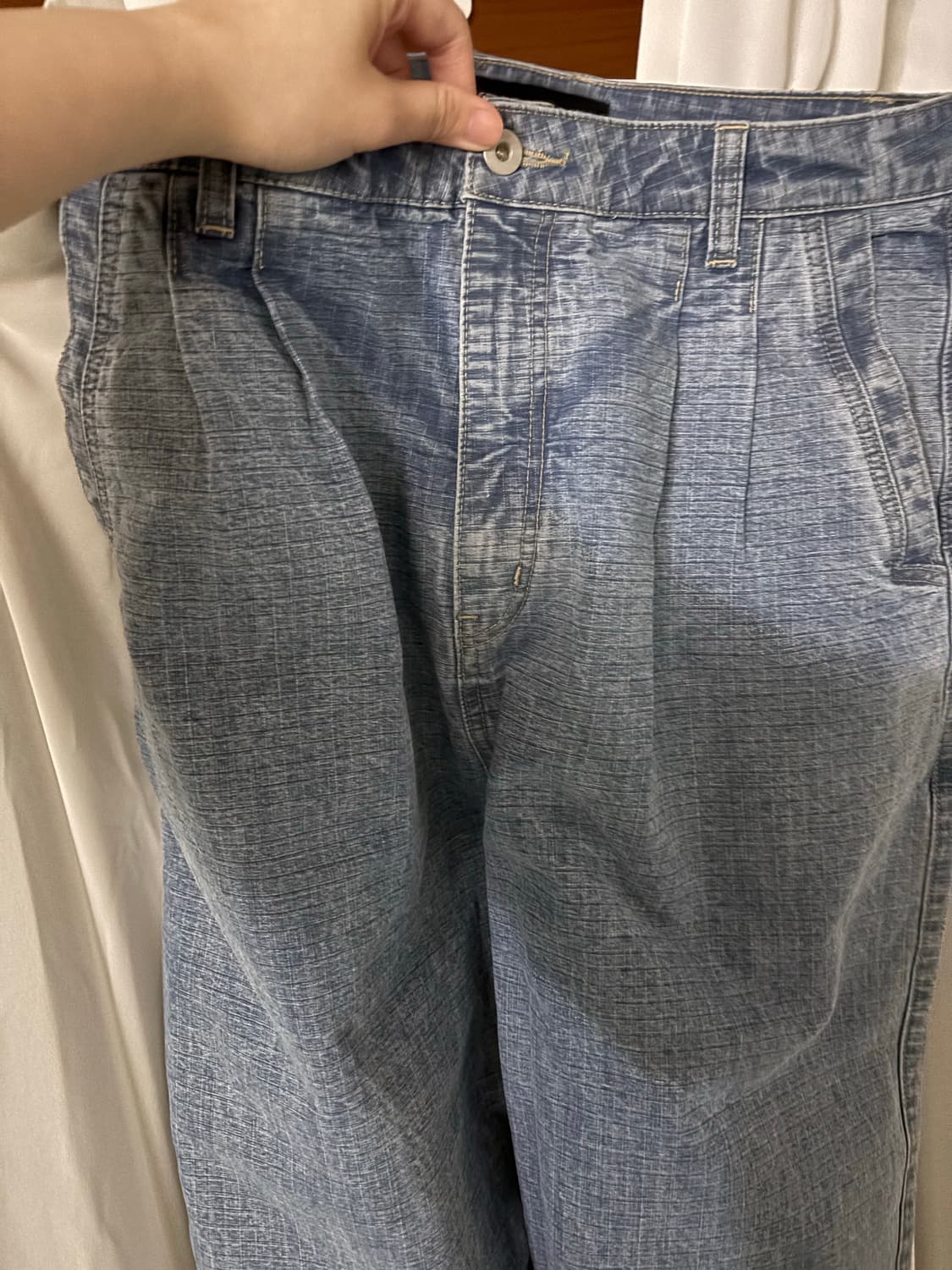 예스아이씨 서지수 착용 연청 데님 팬츠 상품이미지6