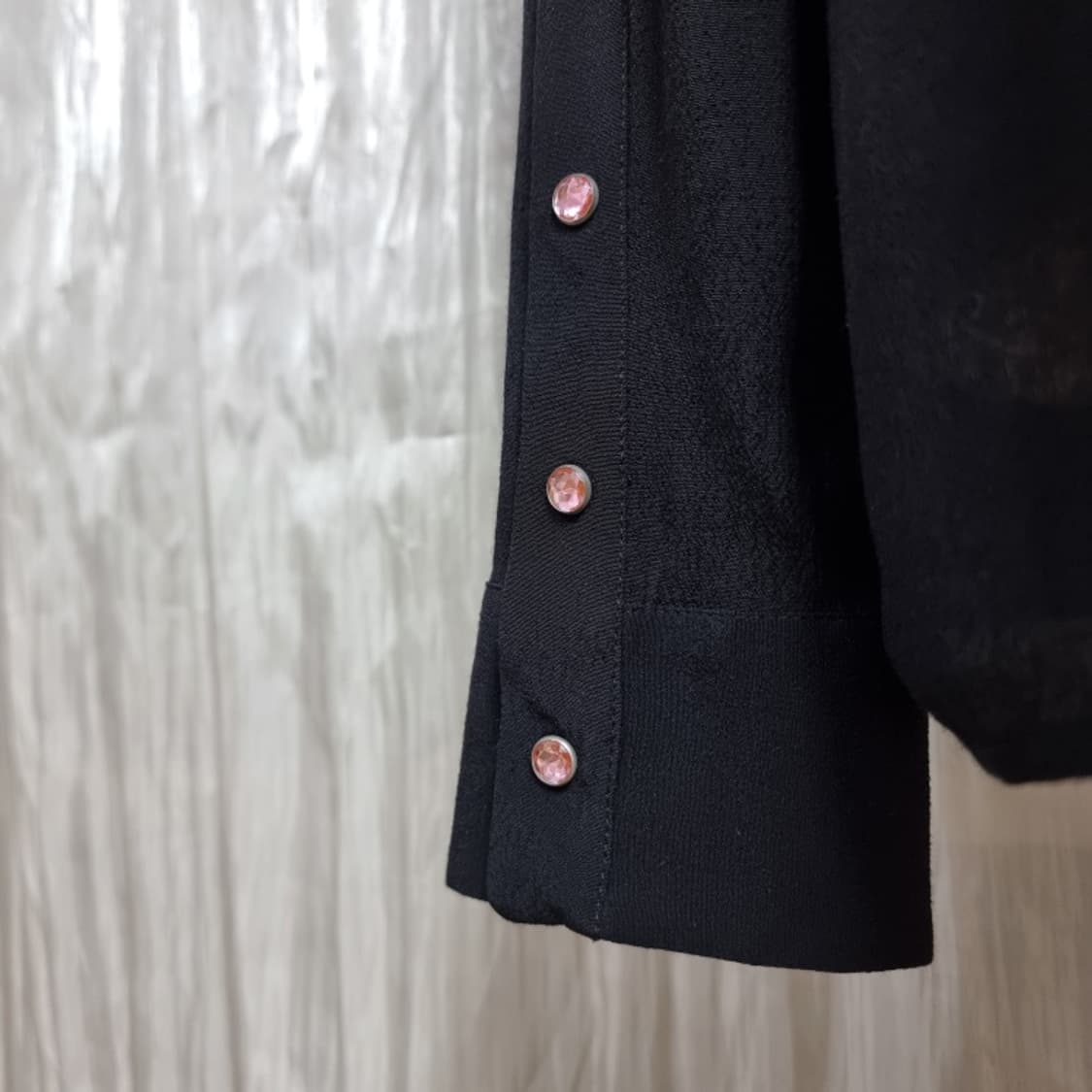 마쥬 maje 블랙핑크 블라우스 셔츠 (55) 상태굿 상품이미지7