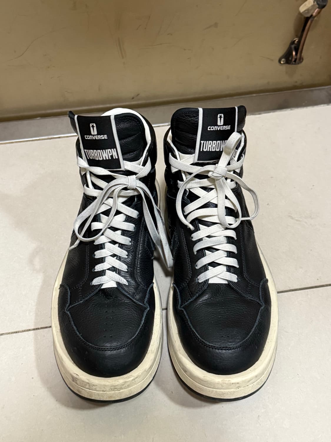 릭오웬스 컨버스 다크쉐도우 터보웨폰 블랙 285 상품이미지2