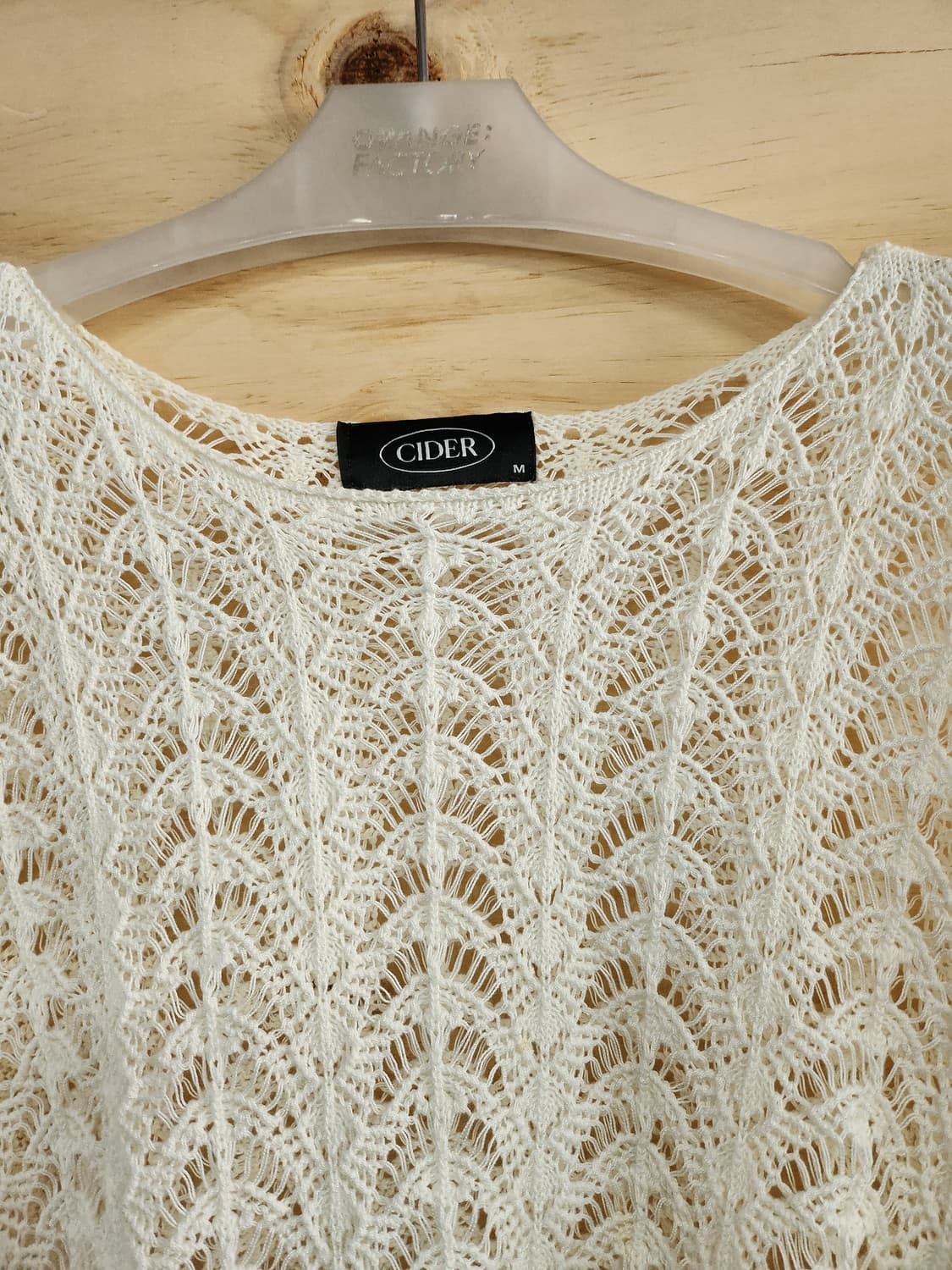 444) 사이다 그물 니트티 상품이미지3