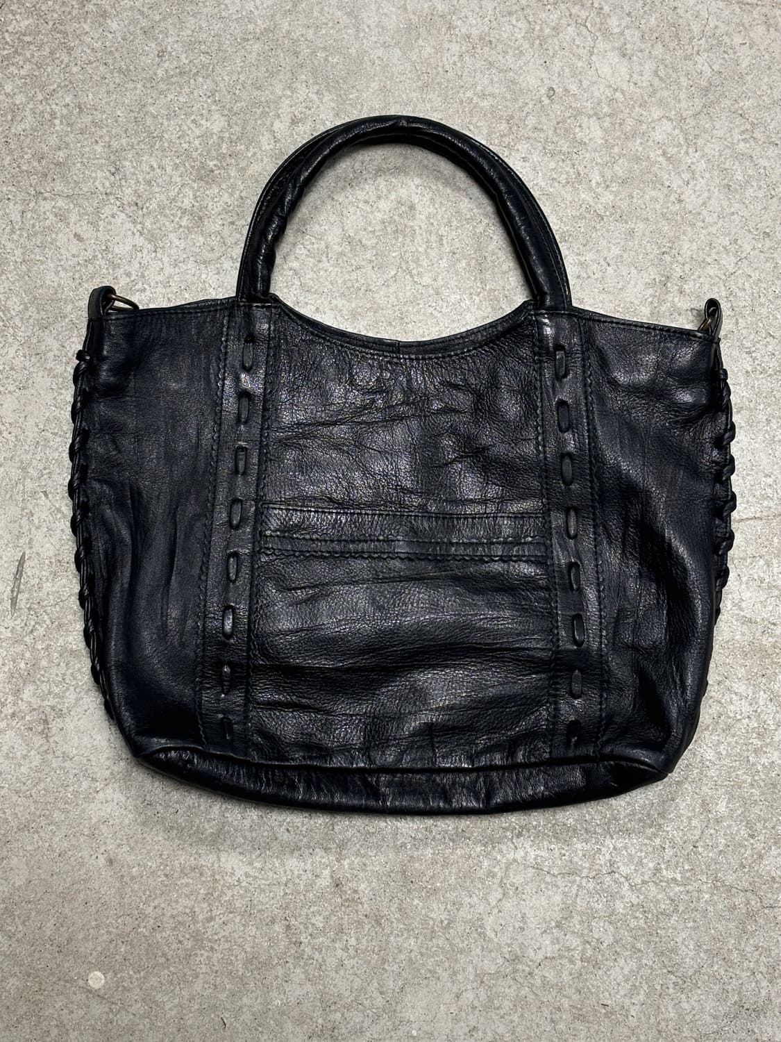 Jpn 빈티지 레더백 상품이미지3