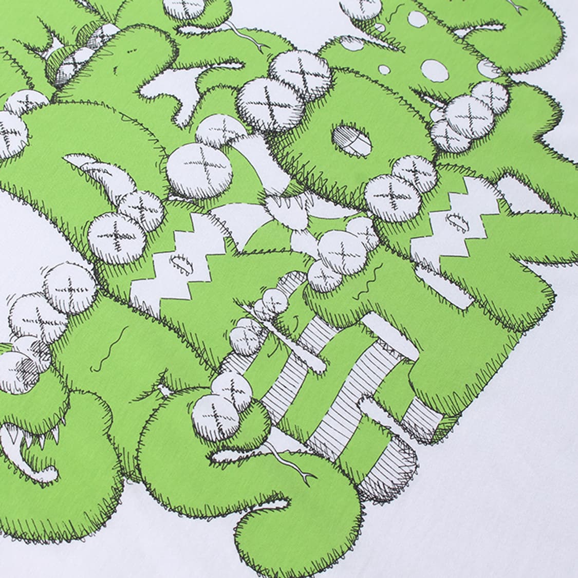  CDG X KAWS "White T-Shirts" 상품이미지5