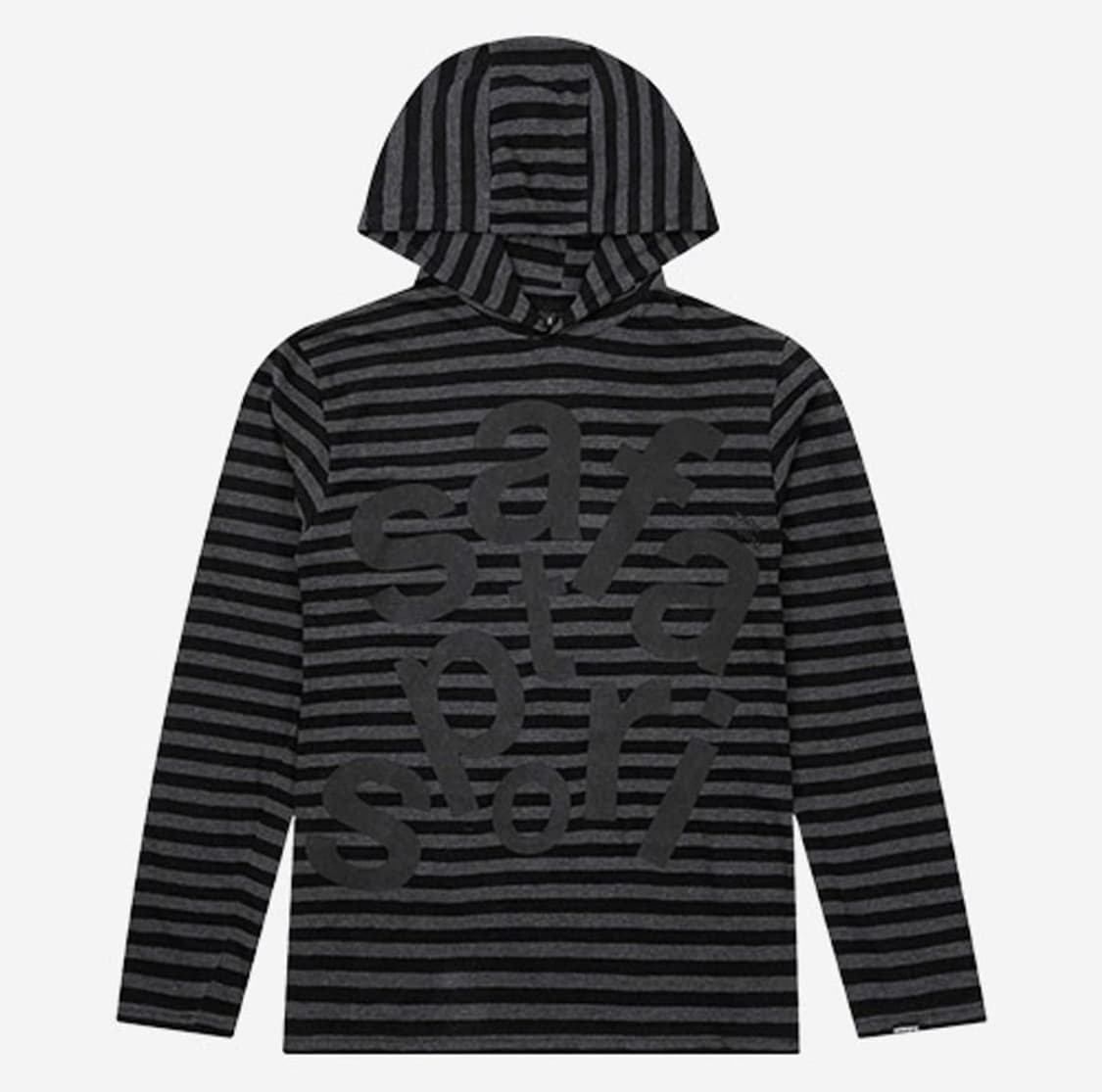 사파리스팟 티켓팅 스트라이프 보더 후드티 상품이미지1