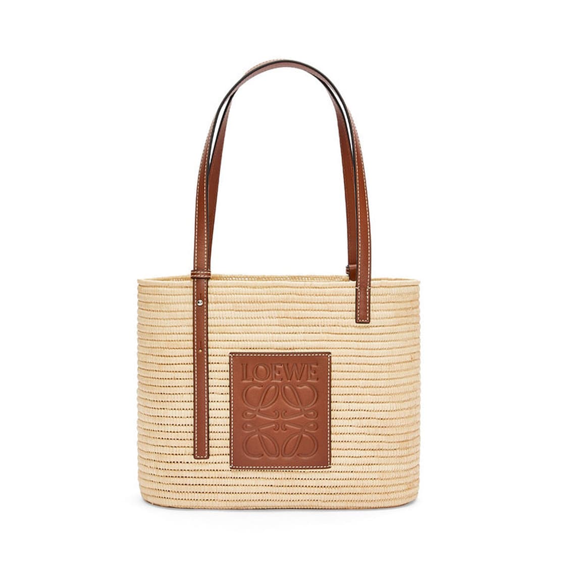 loewe 로에베 스퀘어 라피아백 라탄백 탠 상품이미지1