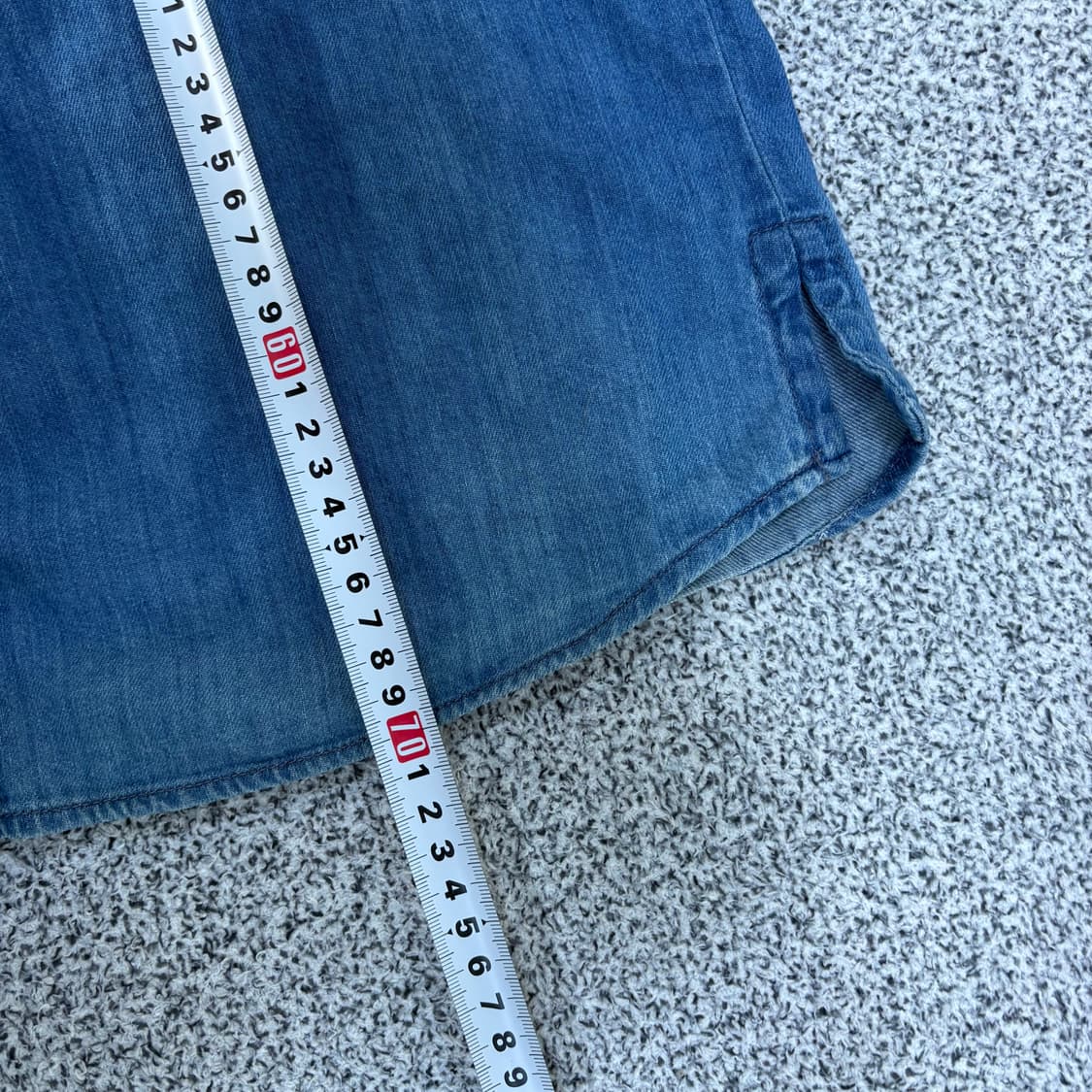 1 마쥬 여성 데님 셔츠 (단추헐거움) 0317J 상품이미지8